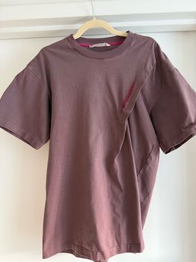 Men's Y/Project Purple Pinch T-Shirt in Mauve